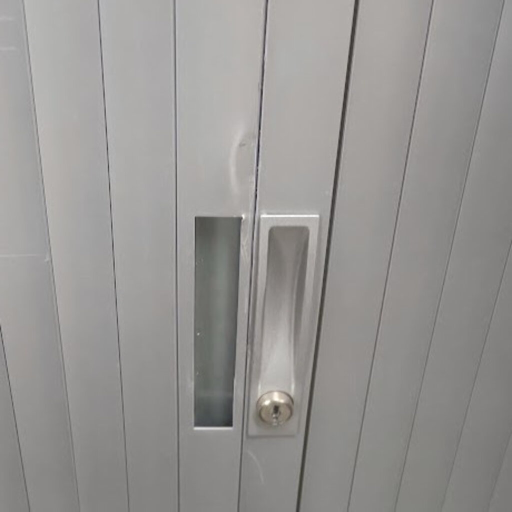 TDS Roldeurkast Zilvergrijs 196 x 120 x 46 B-keus 3LB