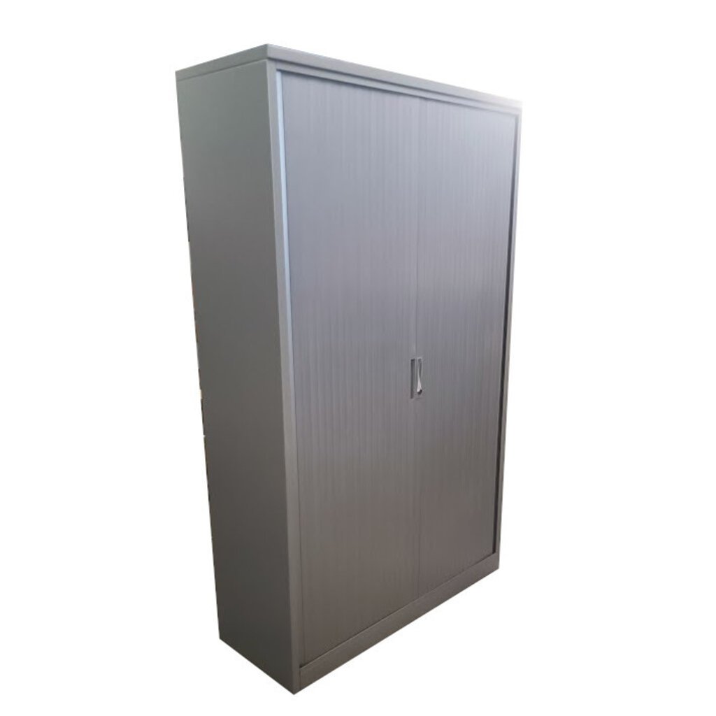 TDS Roldeurkast Zilvergrijs 196 x 120 x 46 B-keus 3LB