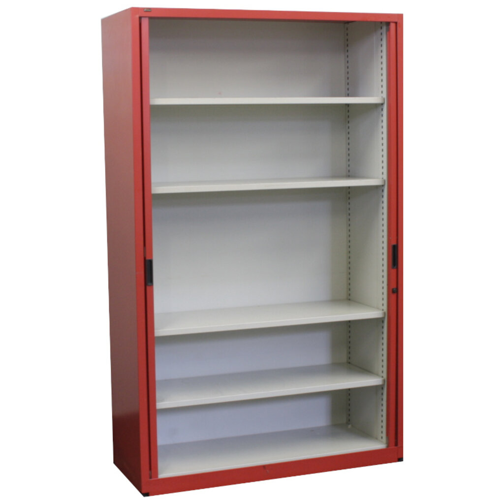 Aspa Roldeurkast Rood 195 x 120 x 47 B-keus