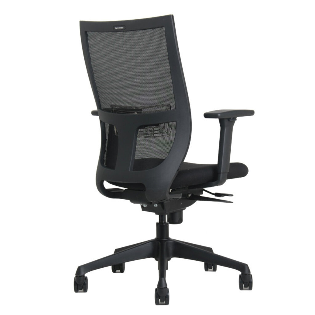 Euroseats Curve Bureaustoel Zwart Netweave NENEN1335
