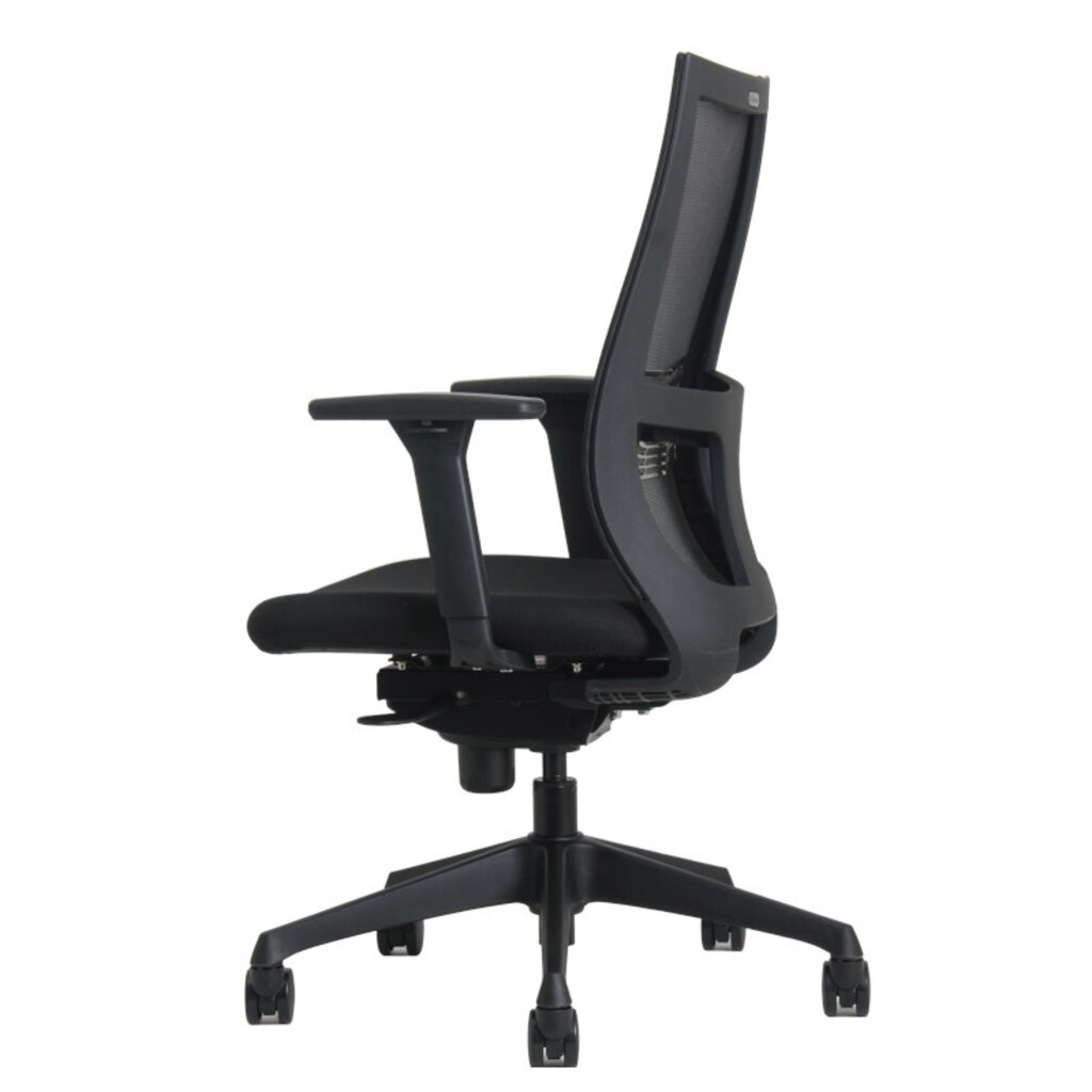 Euroseats Curve Bureaustoel Zwart Netweave NENEN1335