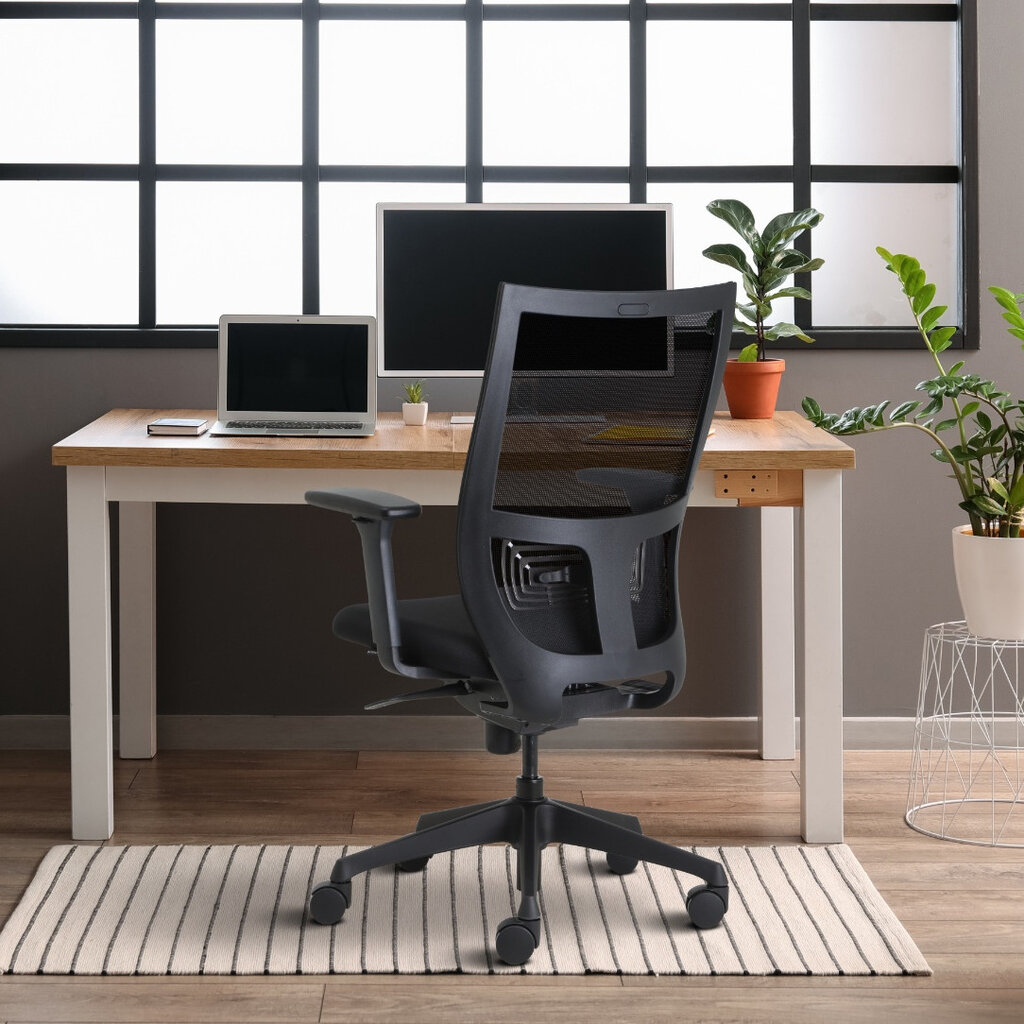 Euroseats Curve Bureaustoel Zwart Netweave NENEN1335