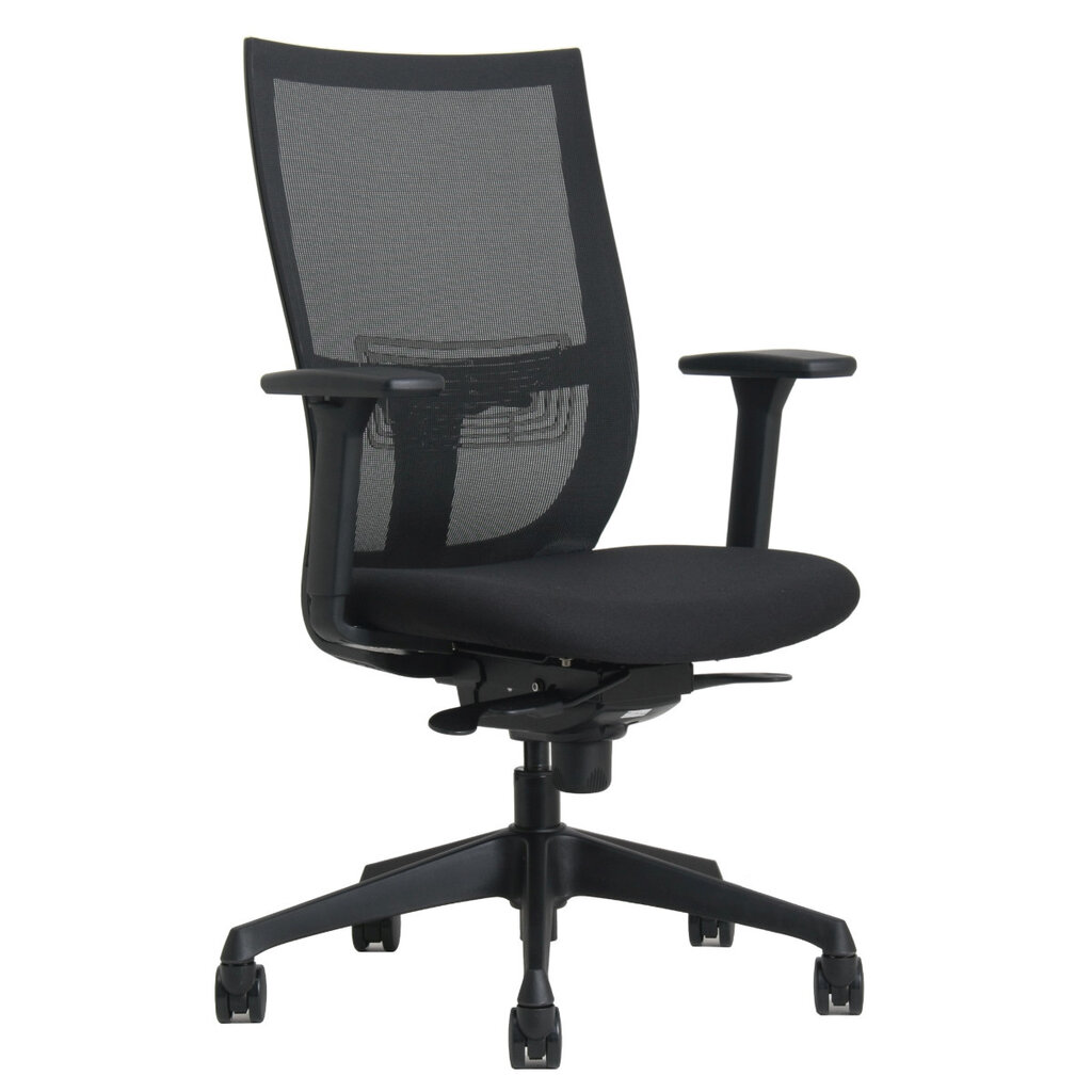 Euroseats Curve Bureaustoel Zwart Netweave NENEN1335