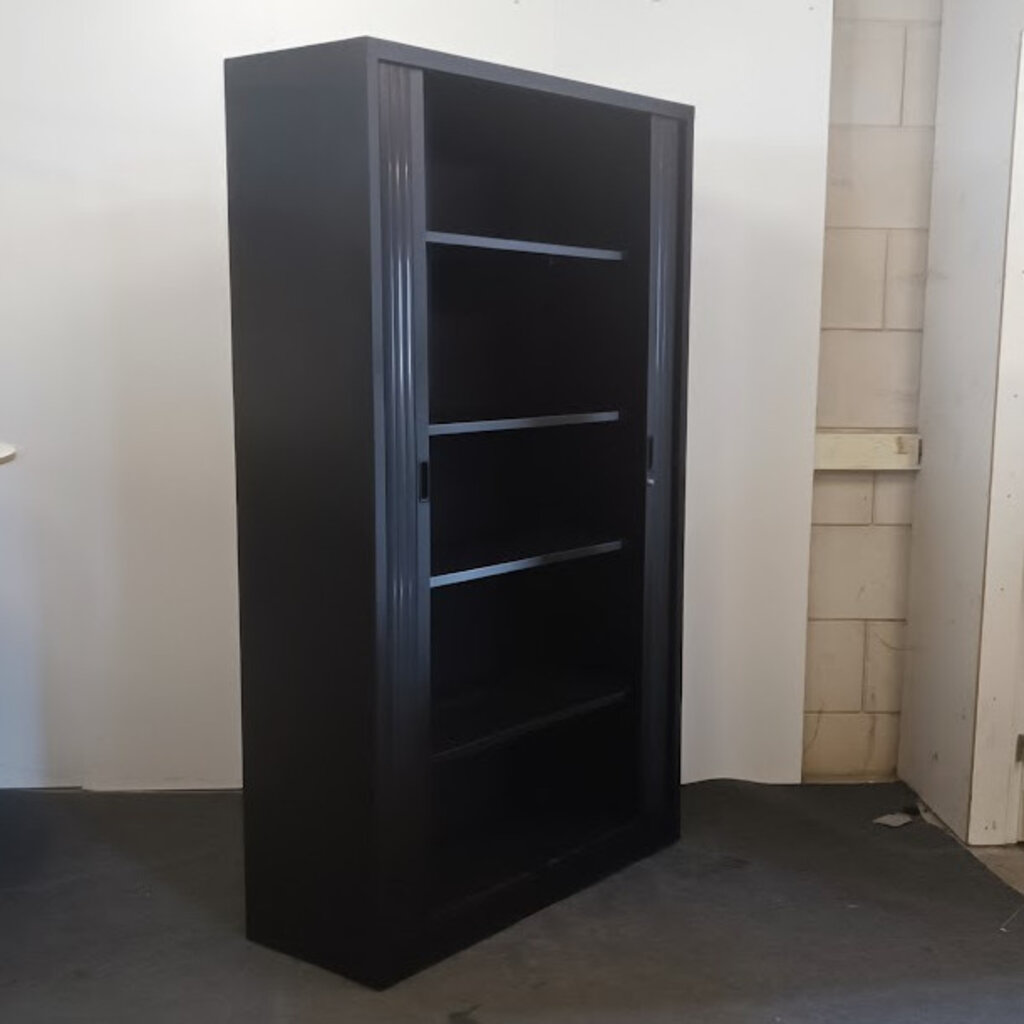 Roldeurkast Zwart H198xB120xD43