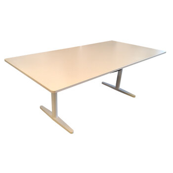 Vitra Vergadertafel Wit B200xD100 Rechte Blad