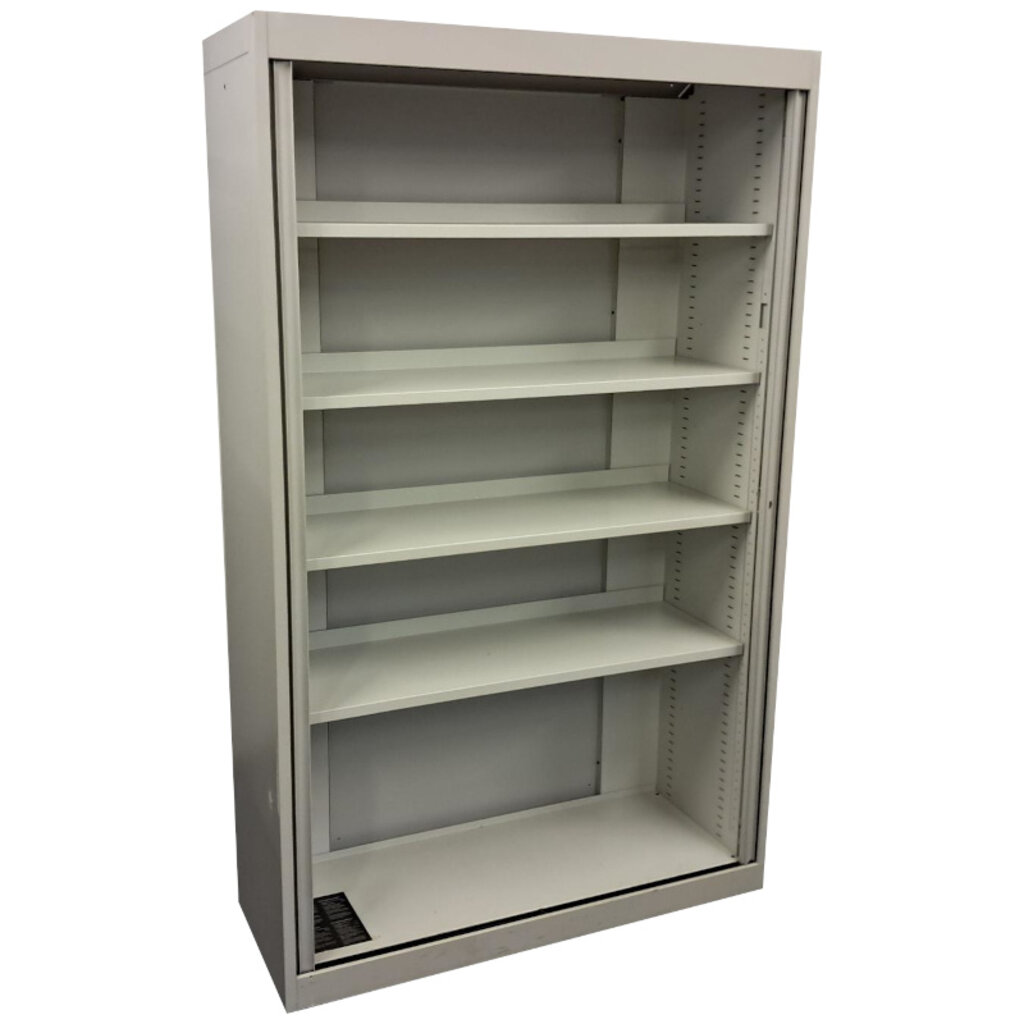 Emmein Roldeurkast Lichtgrijs 195 x 120 x 45