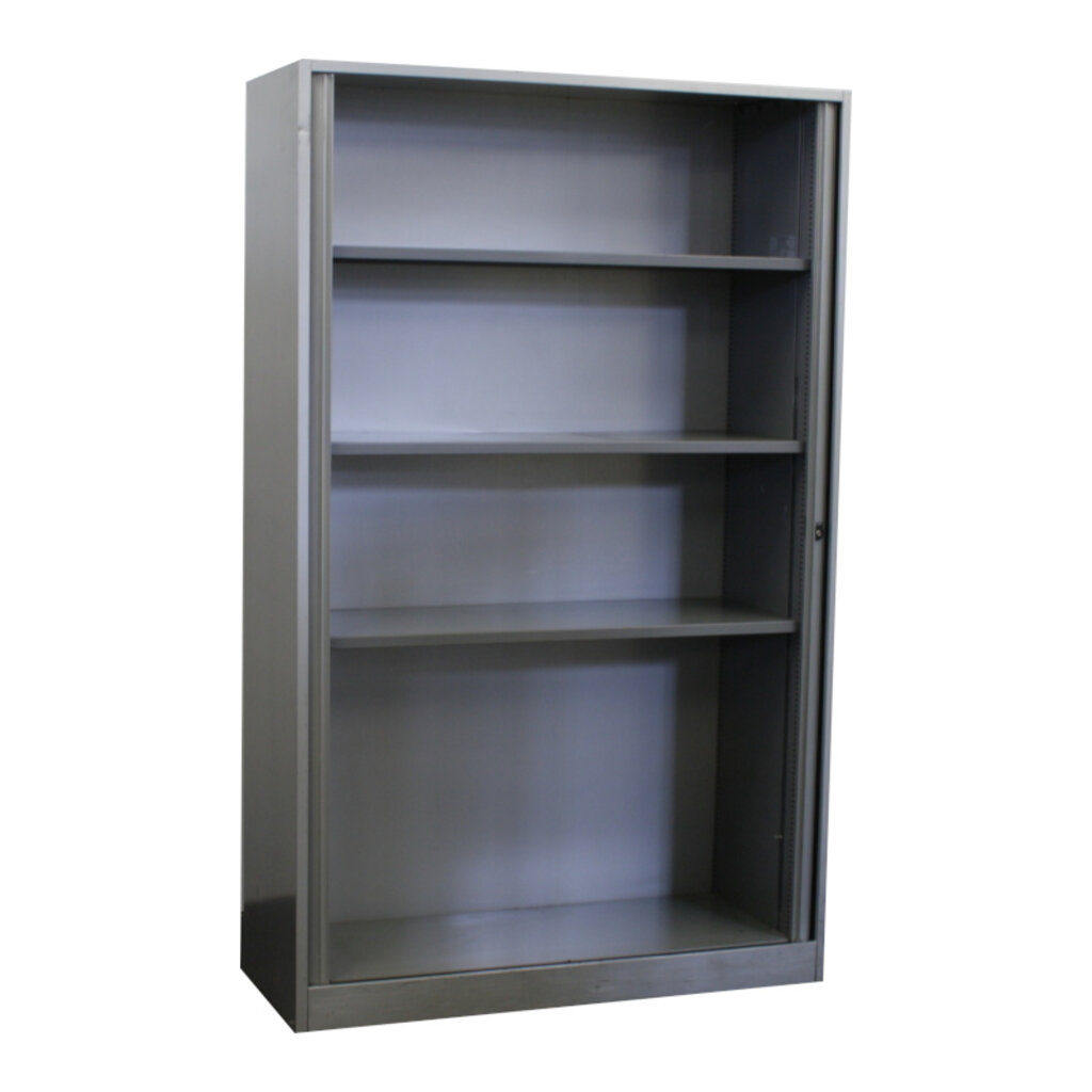 Ahrend Roldeurkast Zilvergrijs Zilvergrijs Staal 195 x 120 x 45