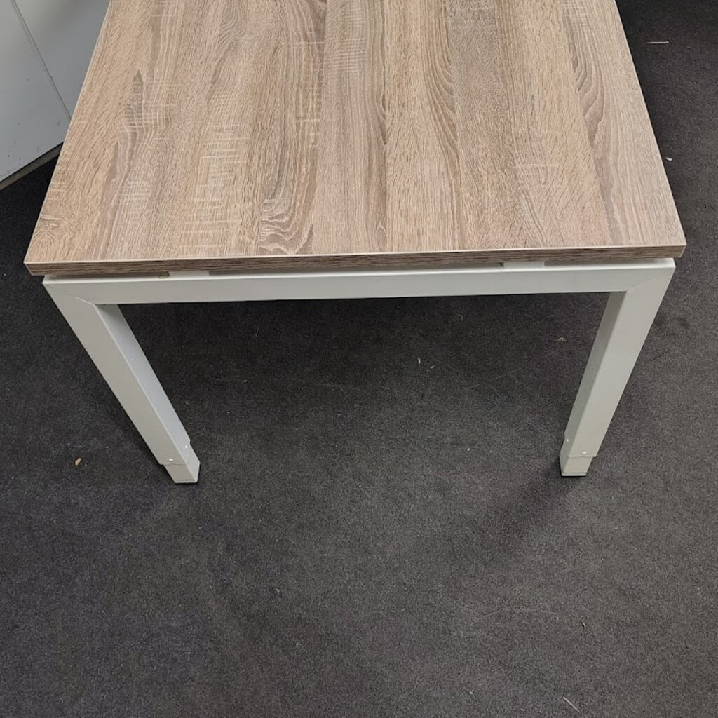 Vierpoot Slingerbureau Wit Patara Eiken Nieuw Blad B140xD80