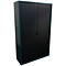 Lensvelt Roldeurkast Groen Zwart Staal 196 x 120 x 45