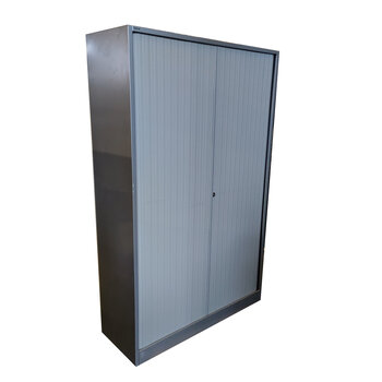 Ahrend Roldeurkast Donkergrijs Lichtgrijs H195xB120xD45