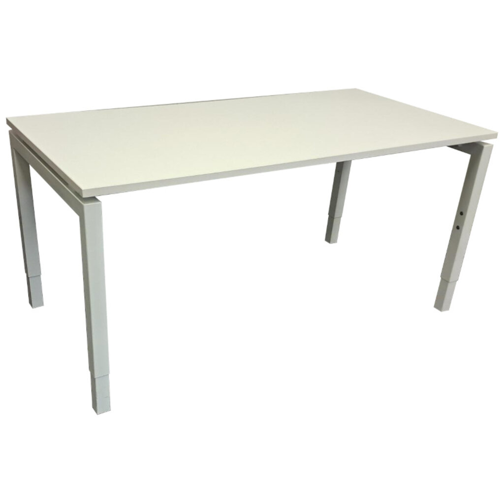 Vierpoot Inbusbureau Wit Wit B160xD80 B-Keus