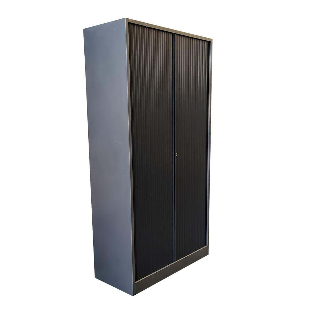 Ahrend Roldeurkast Antraciet Zwart H195xB100xD45