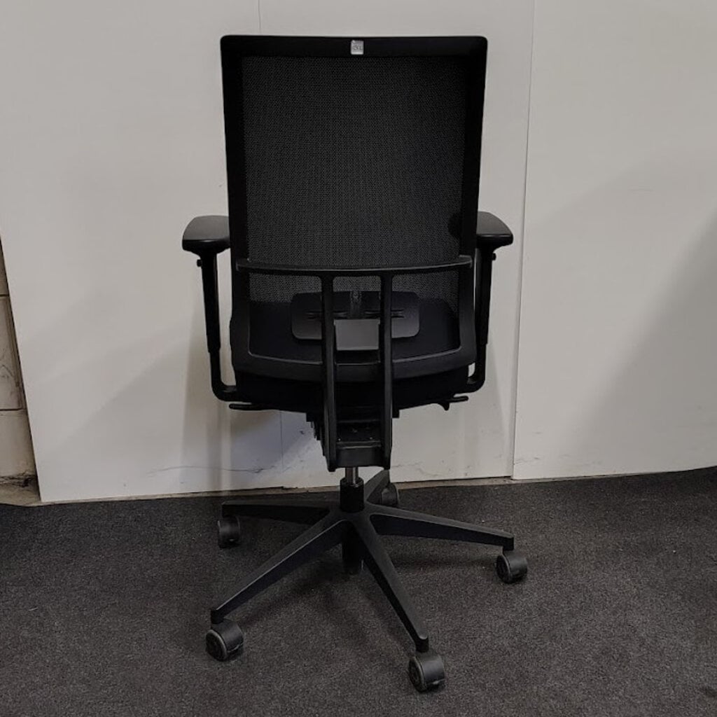 Köhl Anteo Bureaustoel Zwart Netweave Hoge Rug
