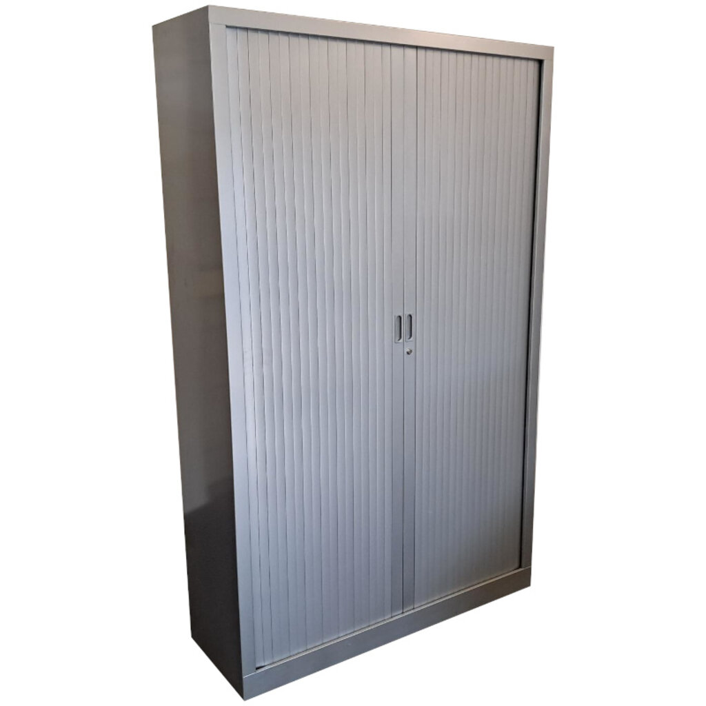 Roldeurkast Zilvergrijs 198 x 120 x 43