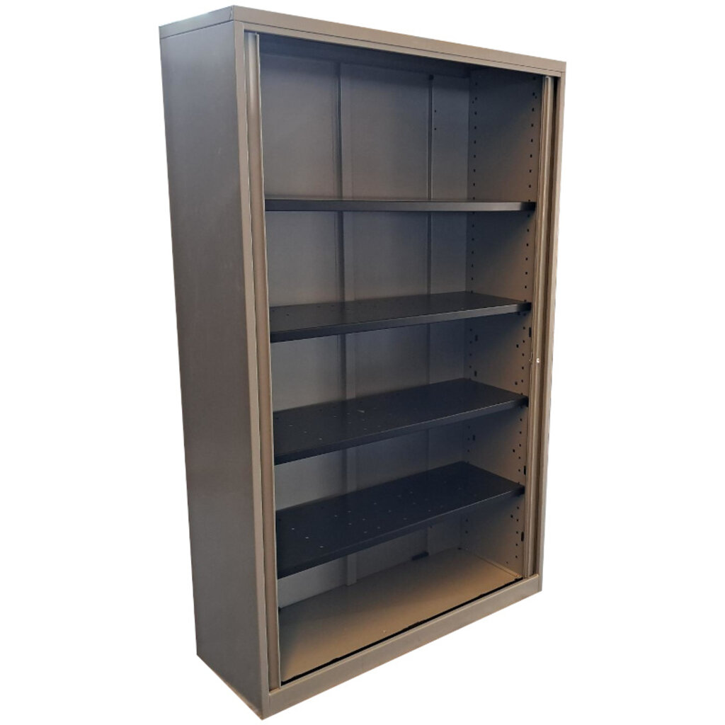 Roldeurkast Zilvergrijs 197 x 120 x 45 B-Keus