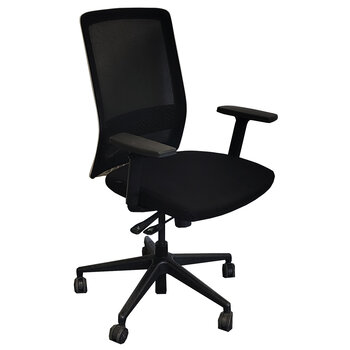 Bestuhl S10 Netweave Bureaustoel Zwart Wit