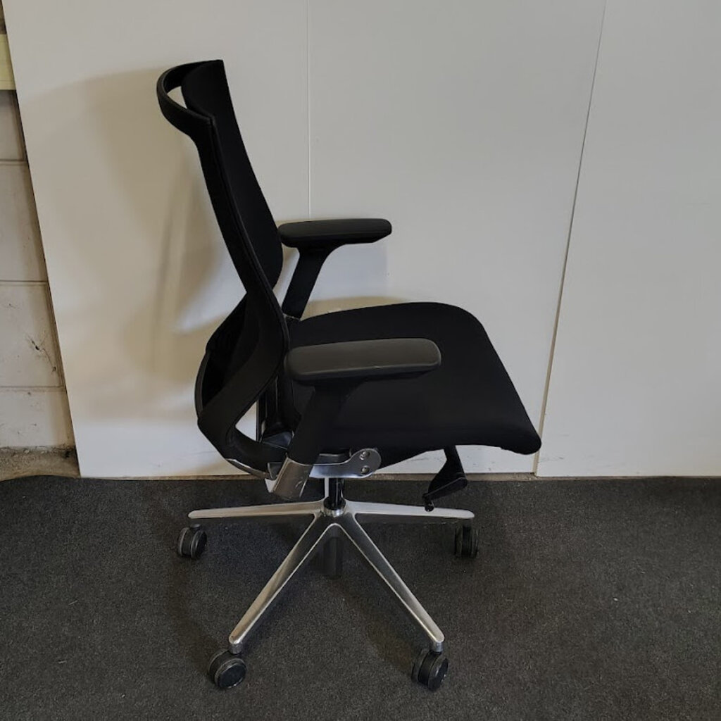 Sidiz T50 Bureaustoel Netweave Zwart Chroom