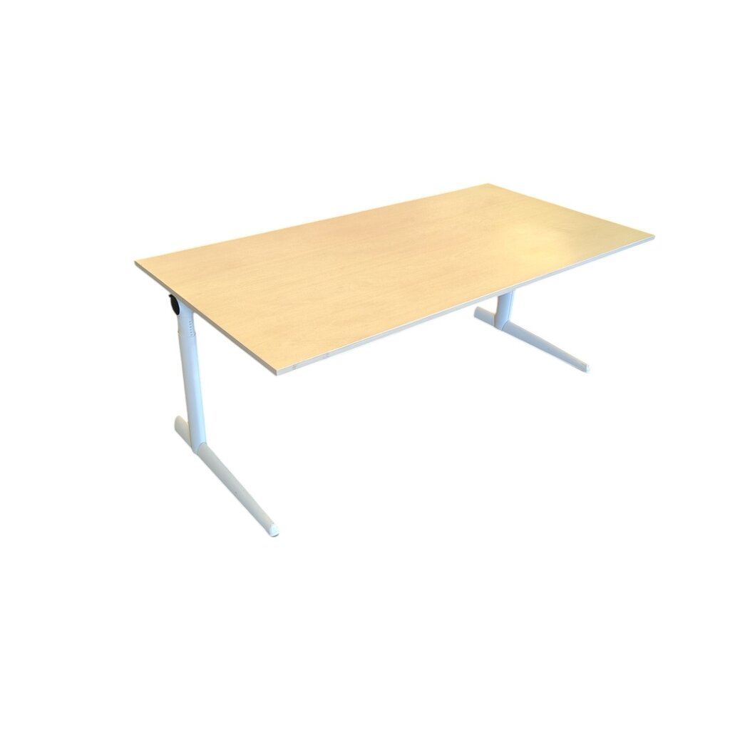 Ahrend 500 L-poot Bureau Wit Ahorn B180xD90
