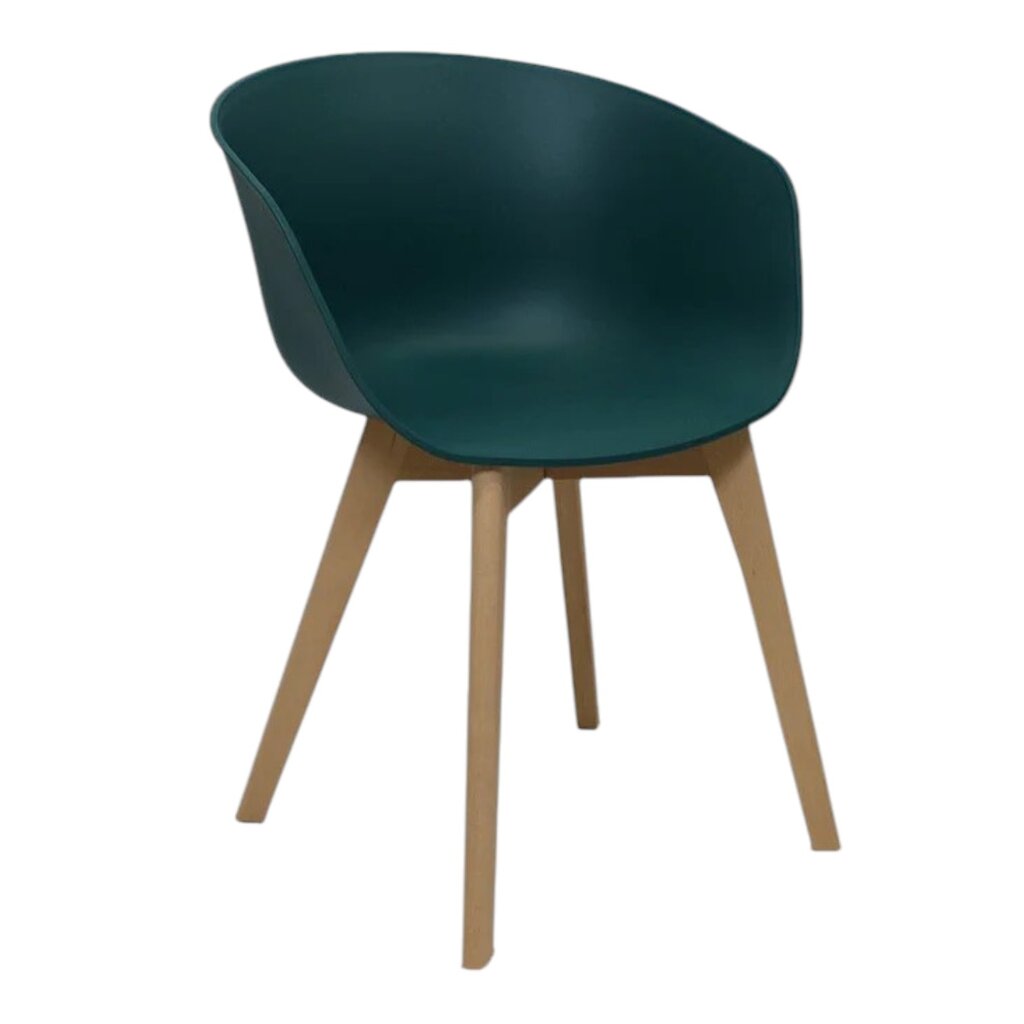 MN Home Sevilla Kunststof Hout Vierpoot Stoel