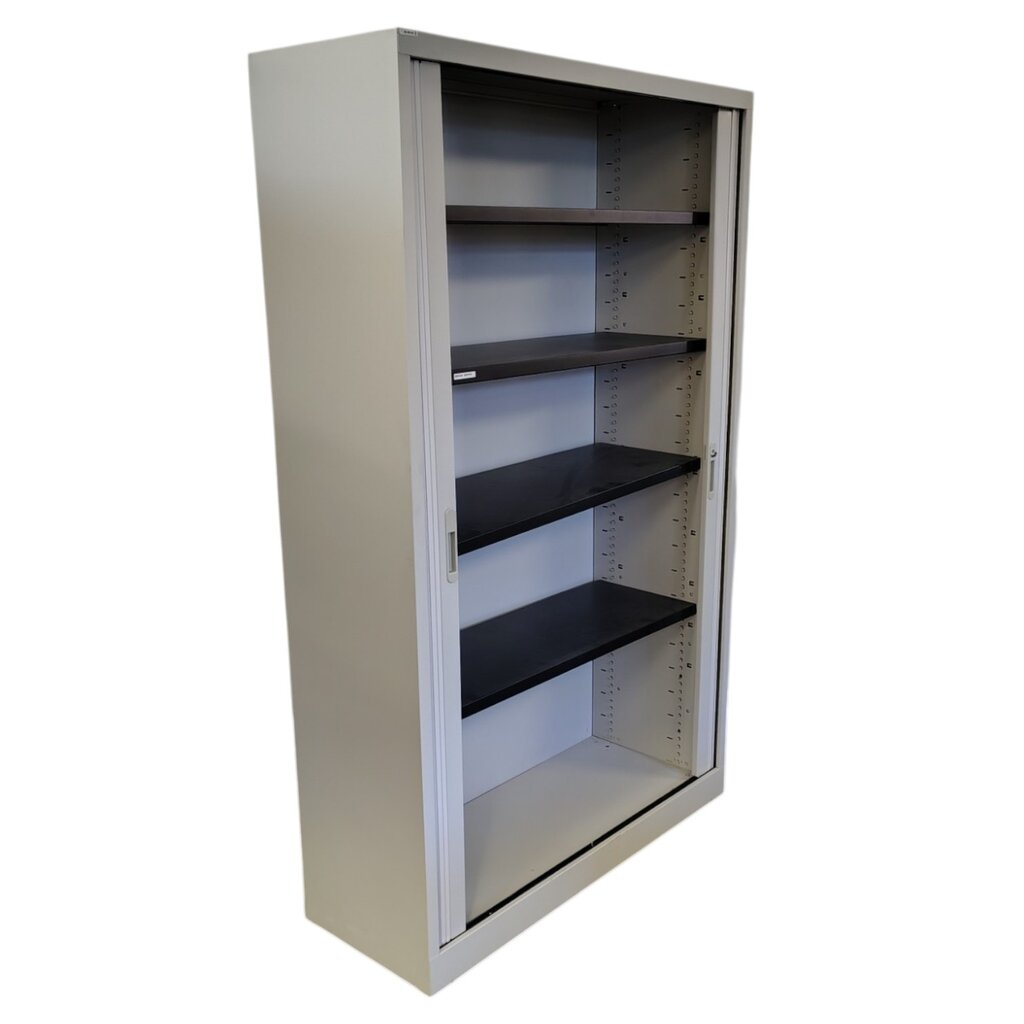 Roldeurkast Lichtgrijs H195 x B120 x D45 B-keus