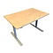  Zit Sta Slingerbureau Zilvergrijs Ahorn B120xD80
