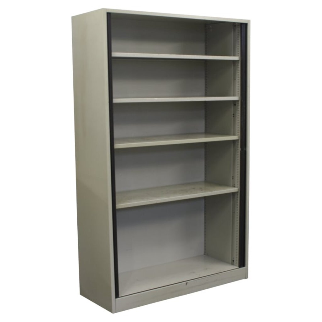 Roldeurkast Lichtgrijs Zwar 195 x 120 x 45 B-Keus