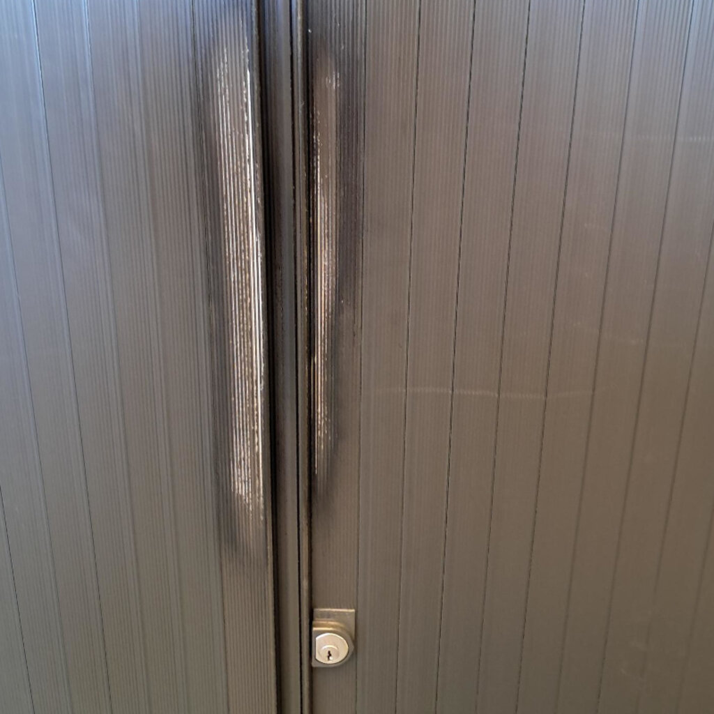 Roldeurkast Lichtgrijs Zwar 195 x 120 x 45 B-Keus