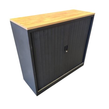 Roldeurkast Zwart Wild Peren H106xB120xD45