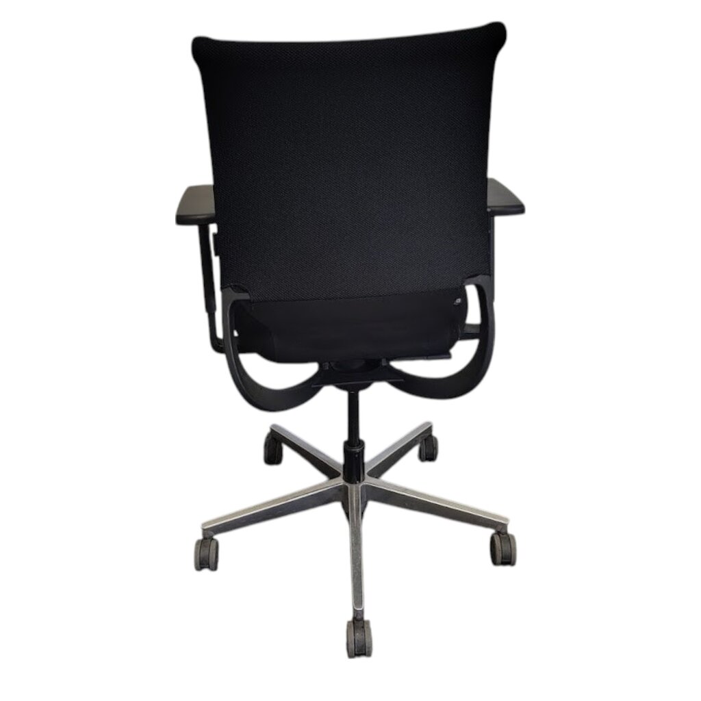 Sedus Netwin Bureaustoel  Zwart Chroom Nieuw Gestoffeerde Rug