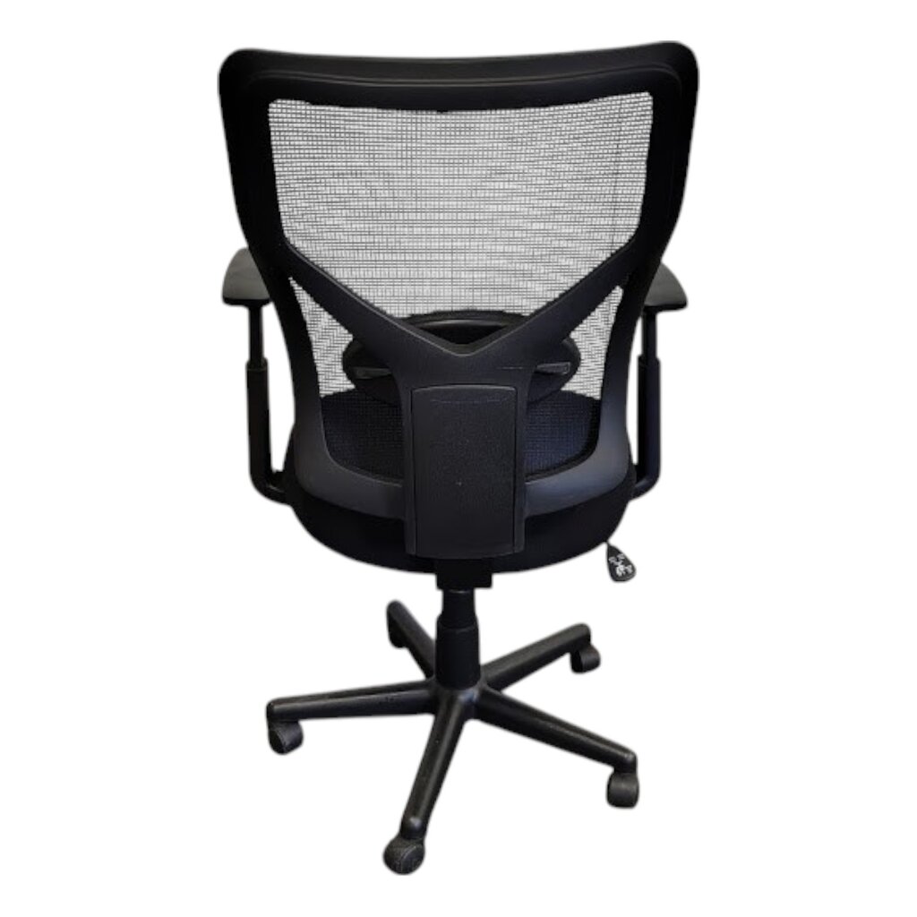 Basic Bureaustoel Zwart Netweave