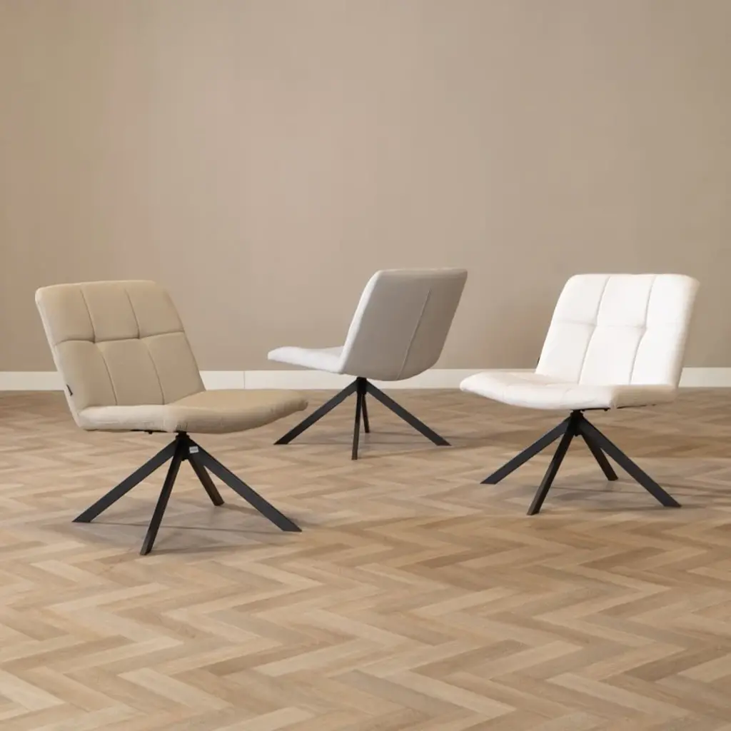 MN Block Draaibare Vierpoot Fauteuil
