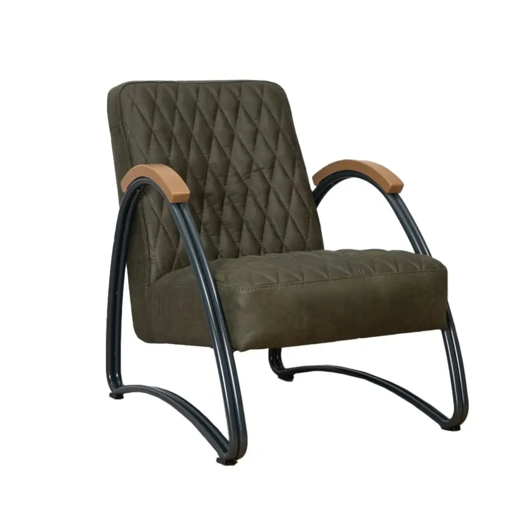 MN Deluxe Slede Fauteuil Eco-leer