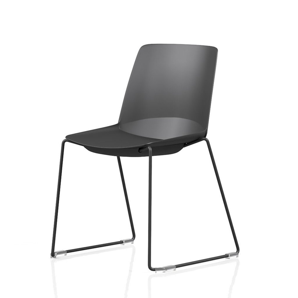 Ergonice Douro Slede Vergaderstoel Zwart