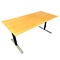  Elektrisch Zit Sta Bureau Zwart Grijs Beuken 160 x 80