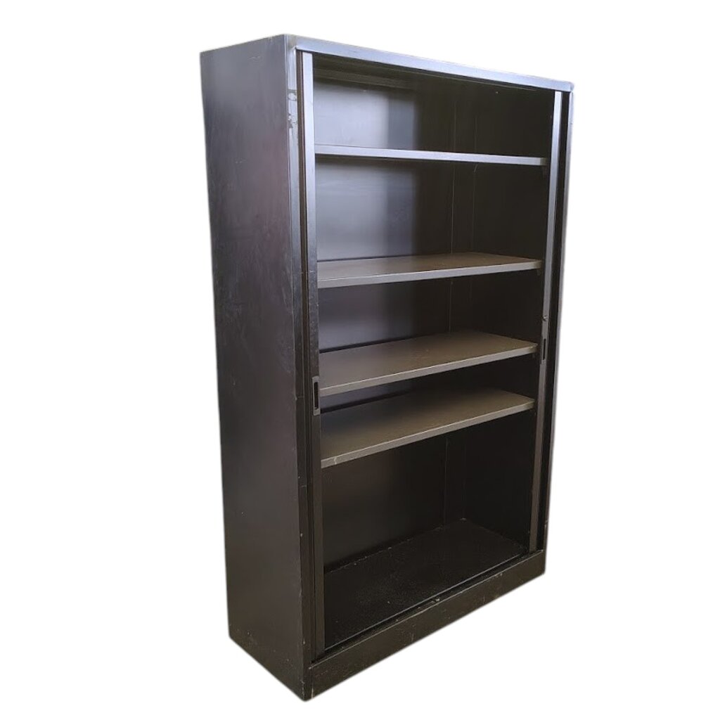 Roldeurkast Zwart 195 x 120 x 47 Stalen Deuren