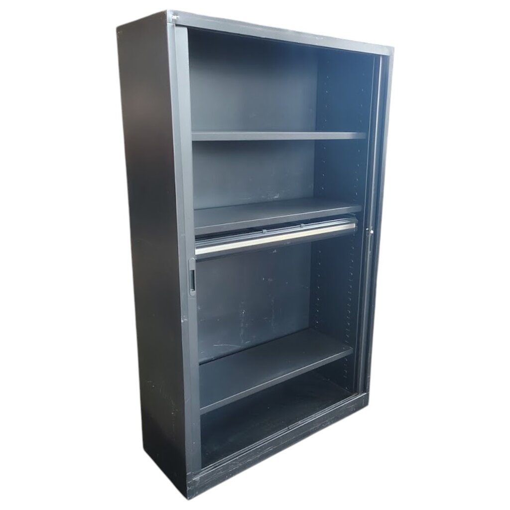 Roldeurkast Zwart 195 x 120 x 45 Kunststof B-keus 3LB1HF