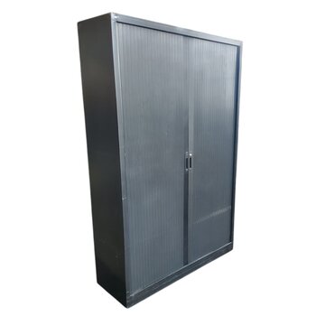 Roldeurkast Zwart 195 x 120 x 45 Kunststof B-keus 3LB1HF