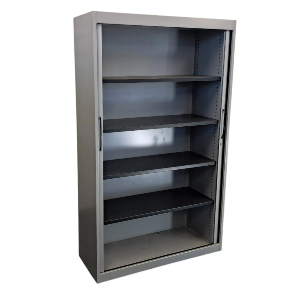 Roldeurkast Zilvergrijs  H200 x B120  x D45