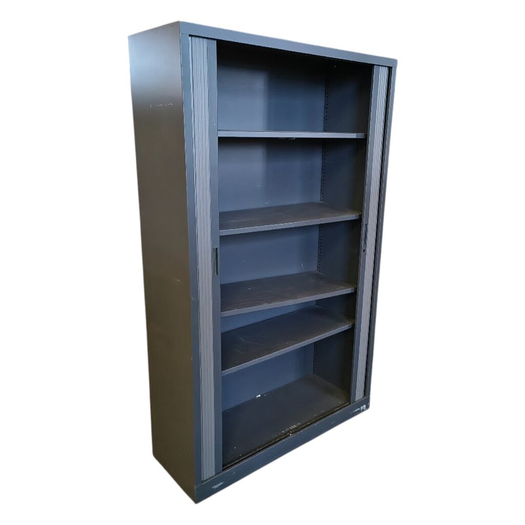 Roldeurkast Antraciet  H195xB120xD45  B-keus Slot Mist
