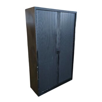 Schaffenburg Roldeurkast Zwart H195xB120xD45  B-keus