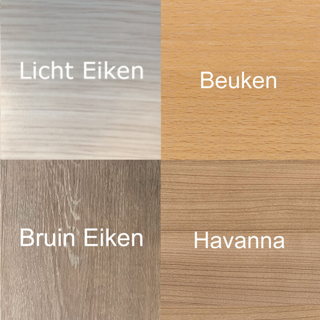Vepa Slingerbureau Zwart Nieuw Blad B160xD80