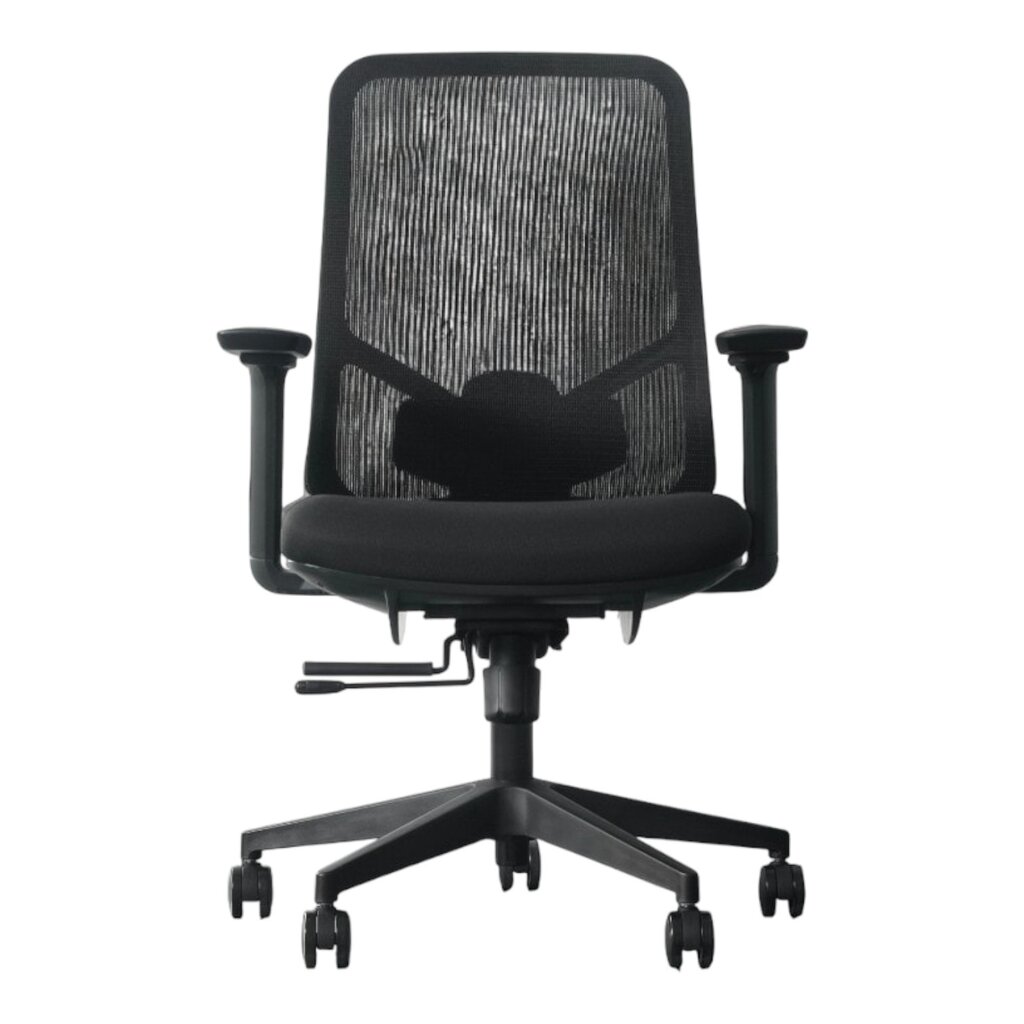 MN Easy Bureaustoel Zwart Netweave