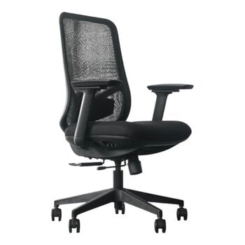 MN Easy Bureaustoel Zwart Netweave NENEN1335