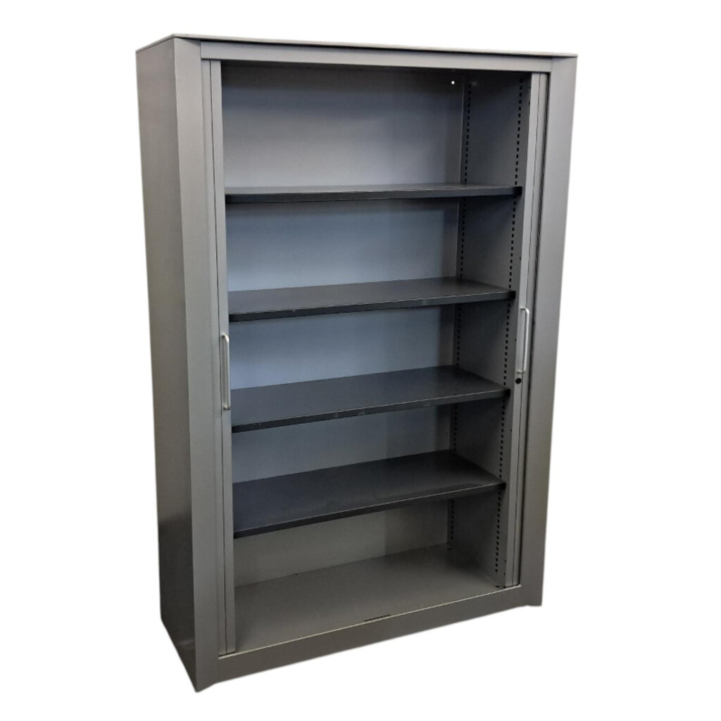 Amerland Roldeurkast Zilvergrijs 195 x 132 x 47