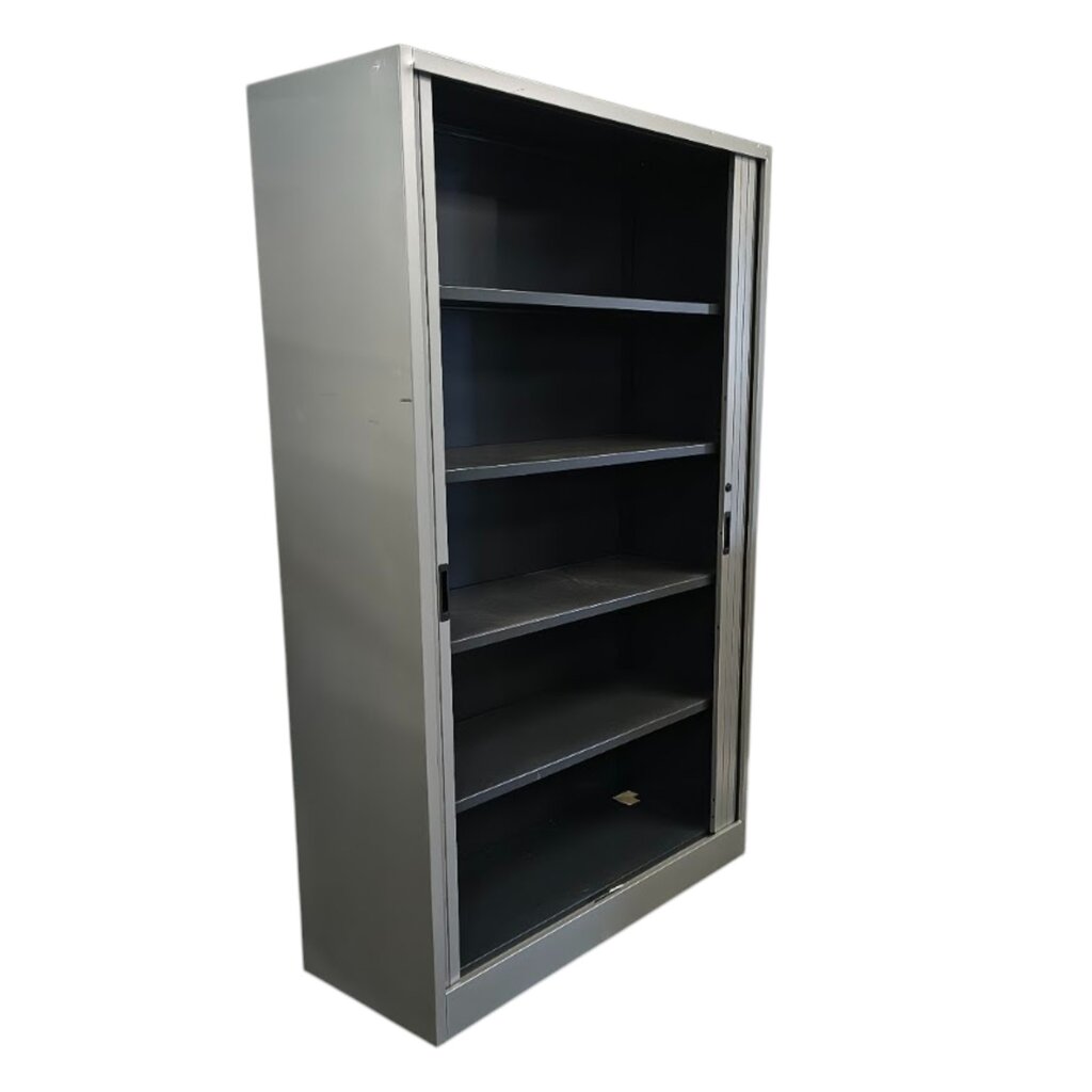 Amerland Roldeurkast Zilvergrijs 195 x 120 x 47