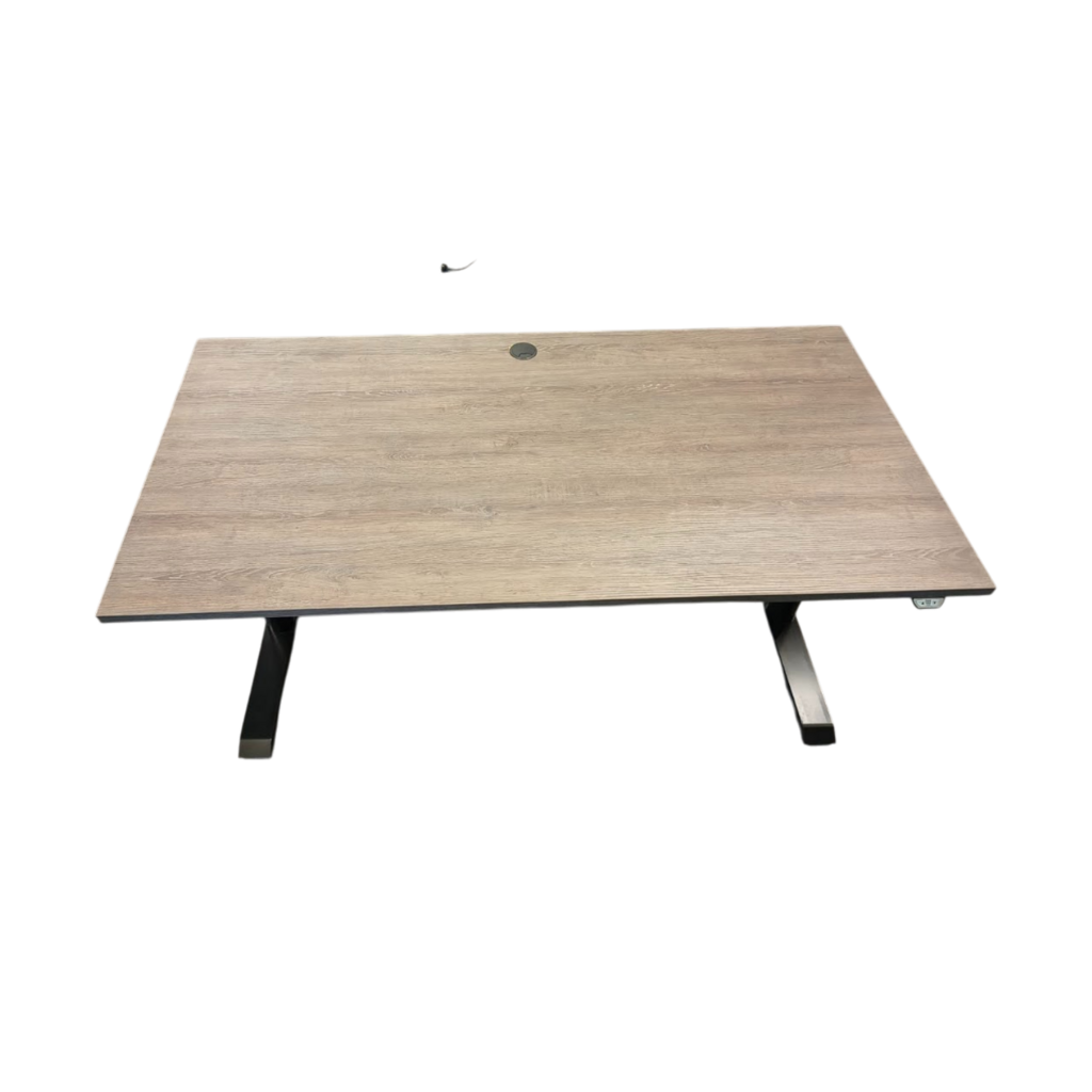 Elektrisch Zit Sta Bureau Zwart Nieuw Blad B160xD80