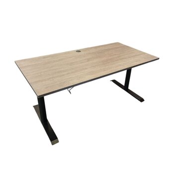 Elektrisch Zit Sta Bureau Zwart Nieuw Blad B160xD80 Elektrisch Zit Sta Bureau Zwart Nieuw Blad B160xD80