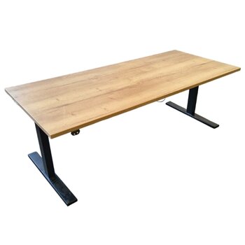 Elektrisch Zit Sta Bureau Zwart Nieuw Blad B180xD80