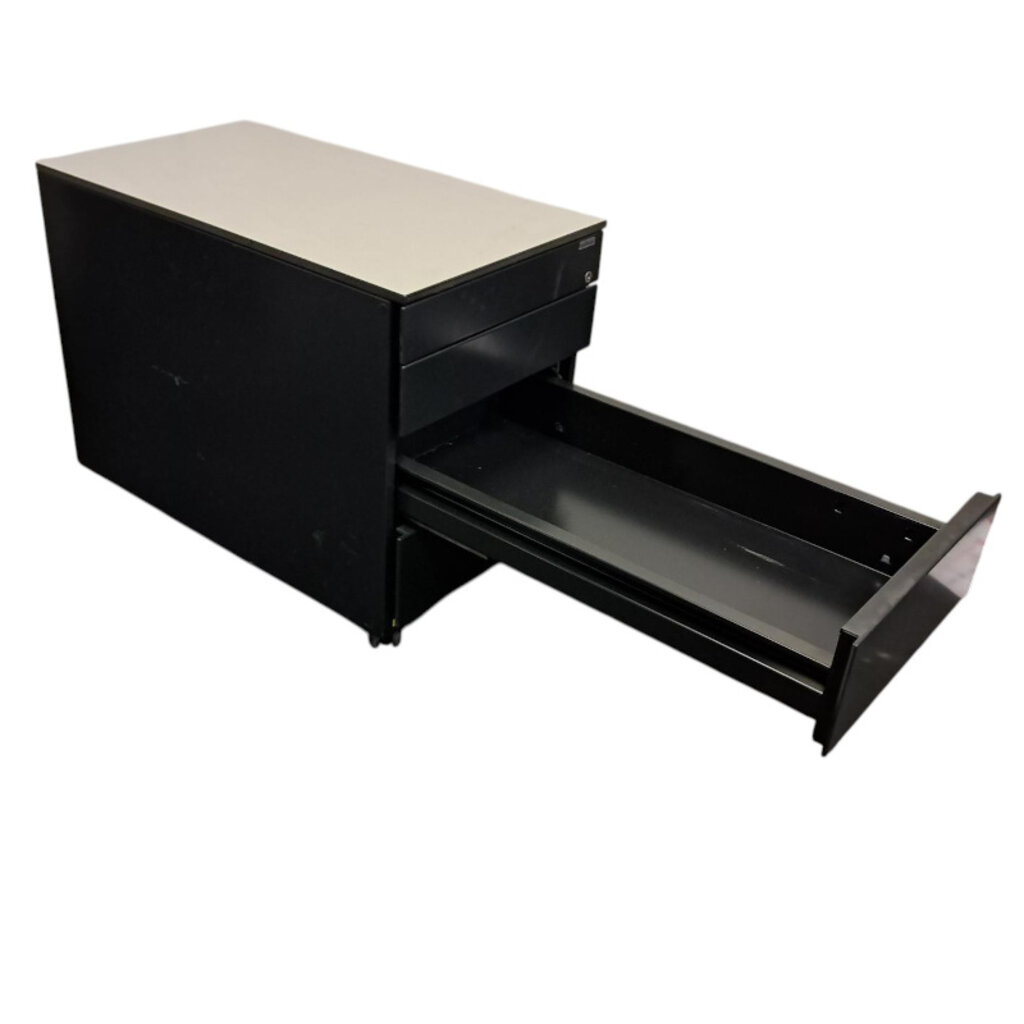 Ahrend Verrijdbaar Ladeblok Zwart 3 Laden