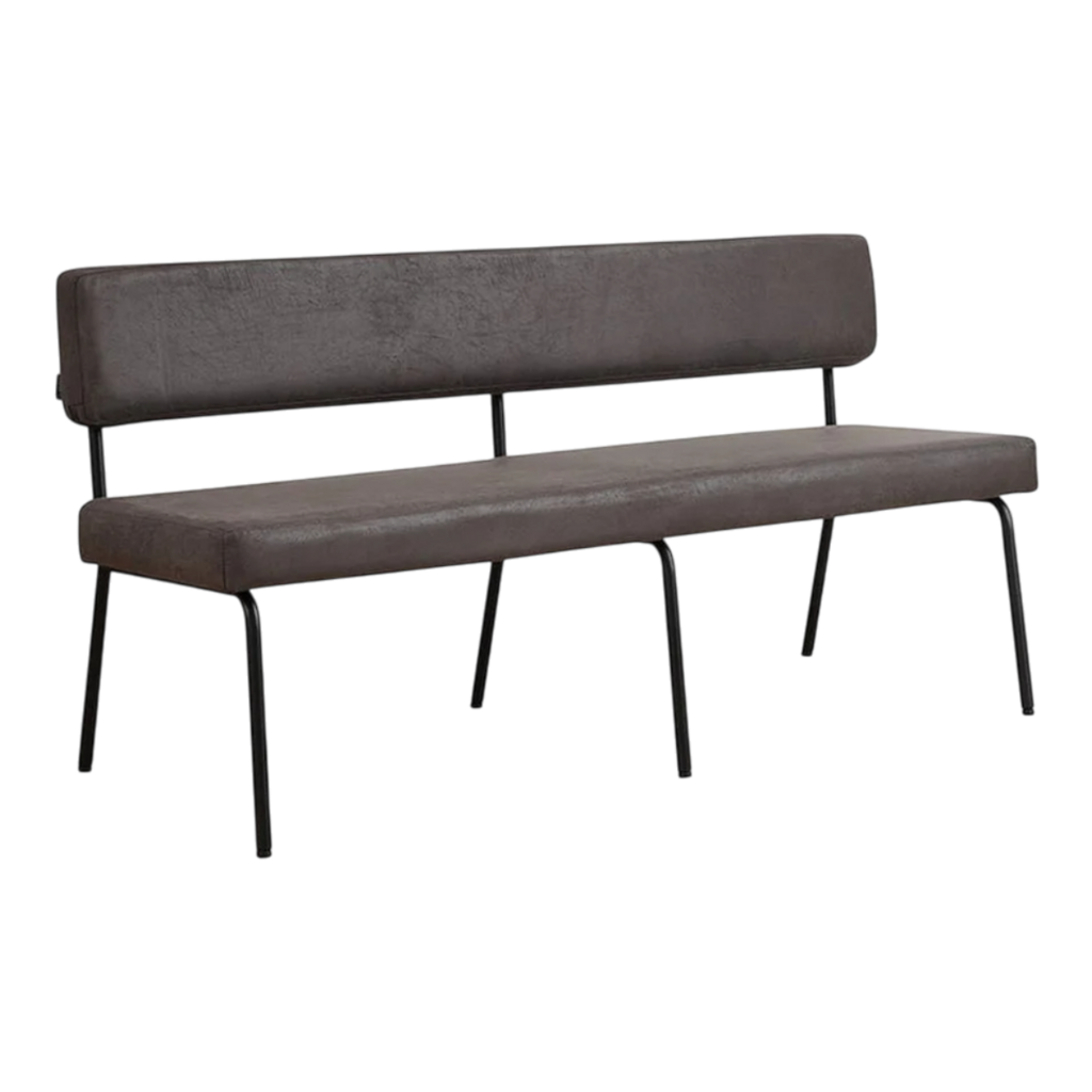 MN Kantinebank Espen 160 cm Eco-leer